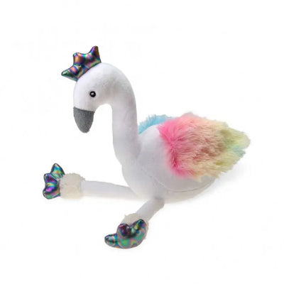 Karlie Plüsch-Flamingo in Regenbogenfarben – für schmusende Hunde