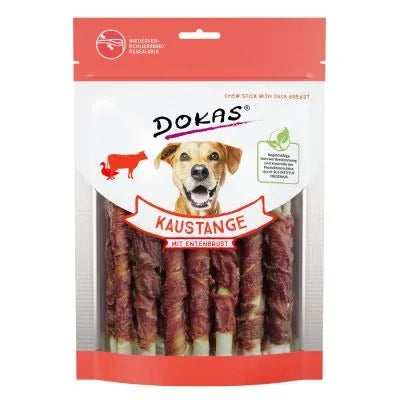 Dokas Dog Snack Kaustange mit Entenbrust
