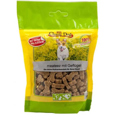 Classic Dog Snack meateez mit Geflügel - 12x150g – 100% getreidefrei