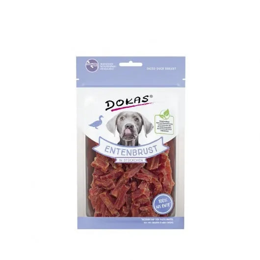 Dokas Dog Snack Entenbrust in Stückchen für Training