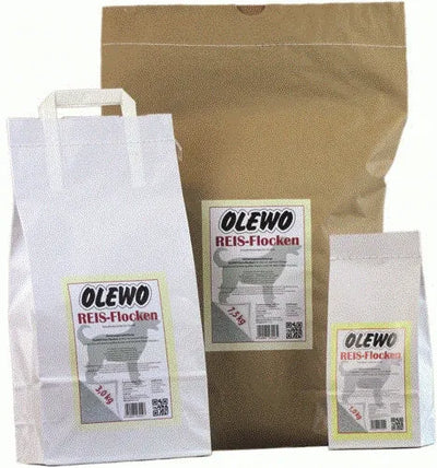 Olewo Reis-Flocken - leicht bekömmliches Ergänzungsfutter für Hunde