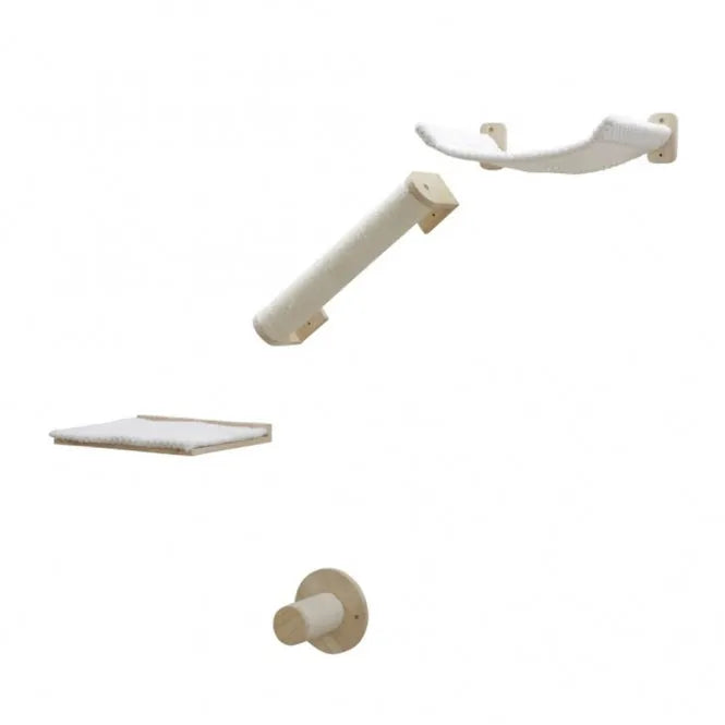 Kerbl Kletterwand Alps 4-teilig – für Katzen