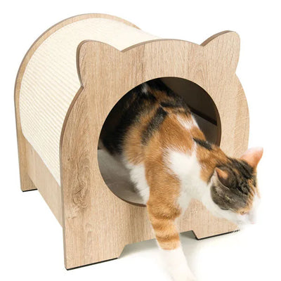 Vesper Katzenhaus Minou mit Kratzfläche – gemütlich und praktisch