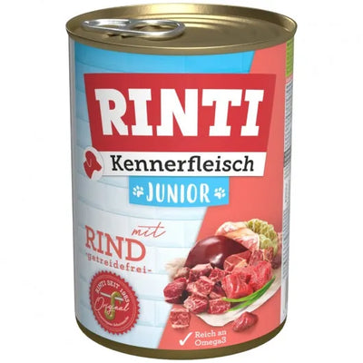 Rinti Kennerfleisch Junior Rind für Welpen – Hoher Fleischanteil