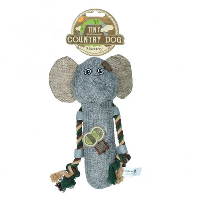 Country Dog Tiny Manny – robustes Spielzeug mit Quietscher