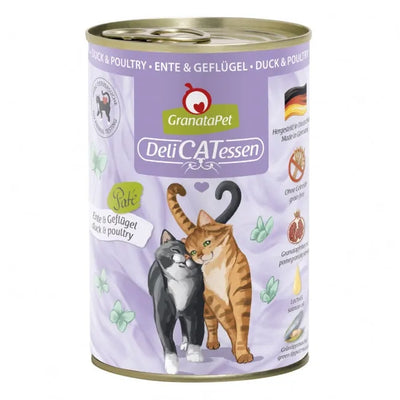 GranataPet Delicatessen Dose Ente & Geflügel für Katzen – Zellschutz & Immunstärkung