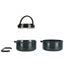 Trixie Reise-Set aus 2 Näpfen und Futterbehälter – 0,75 l