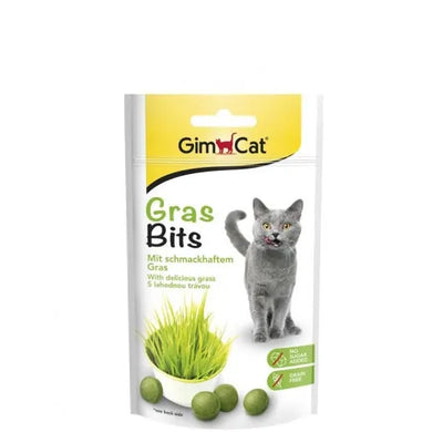 GimCat GrasBits Katzenleckerlis – ohne Zuckerzusatz, getreidefrei
