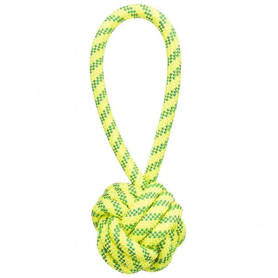 Trixie Aqua Toy Spieltau mit eingeflochtenem Ball – schwimmfähig und robust