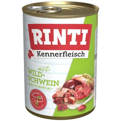 Rinti Kennerfleisch Wildschwein – 70% Fleischanteil, getreidefrei