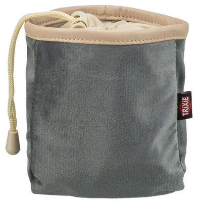 Trixie Snack-Tasche aus Velours – praktisch für unterwegs