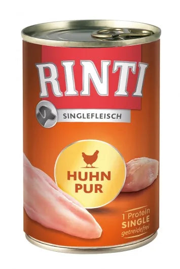 Rinti Singlefleisch Huhn pur – 70 % Huhn, ideal für empfindliche Hunde