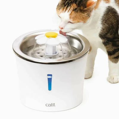 Catit Blumentrinkbrunnen mit Edelstahleinlage - 3 Liter