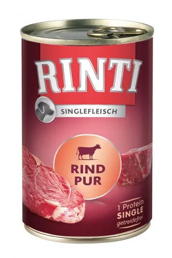 Rinti Singlefleisch Rind pur – 70 % Rind, ideal für empfindliche Hunde