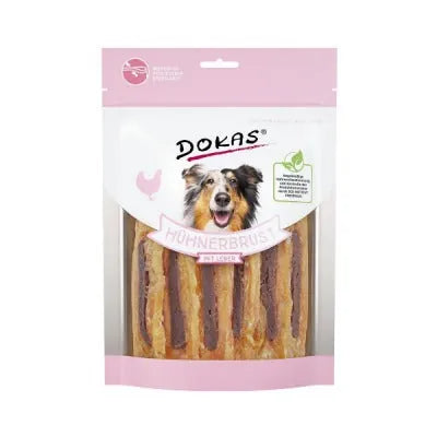 Dokas Dog Snack Hühnerbrust mit Leber – Hundesnack