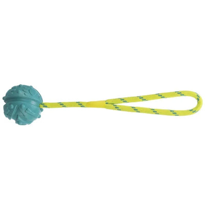 Trixie Naturgummiball am Band - ideal für Wasser- und Wurfspiele