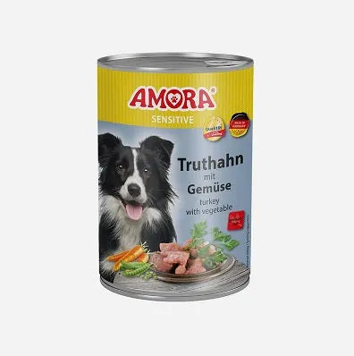 AMORA Dog Sensitive Truthahn & Gemüse – gut verträglich