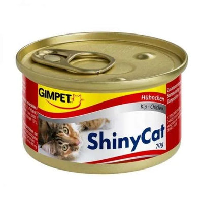 GimCat ShinyCat Hühnchen - 24x70g