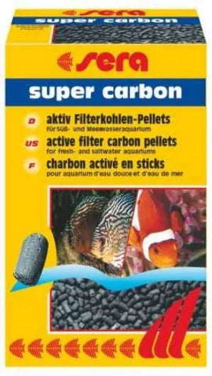 Sera super carbon – Wasserpflege-Zubehör für klares Aquarienwasser