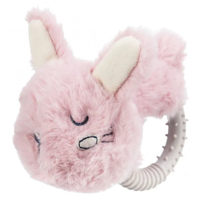Trixie Junior Hase mit Beißring - 14 cm – geräuschlos
