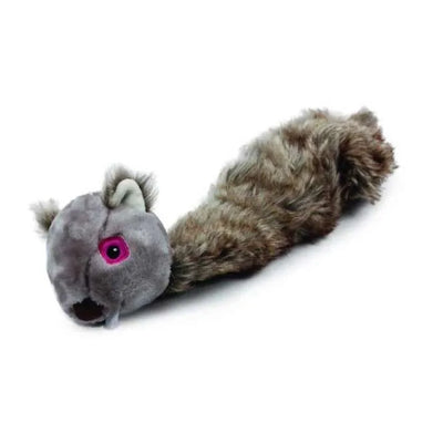 All for Paws Stretchy Tail Squirrel – Hundespielzeug für Zieh- und Apportierspiele