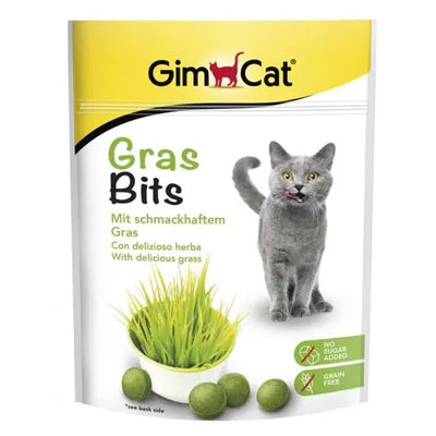 GimCat GrasBits Katzenleckerlis – ohne Zuckerzusatz, getreidefrei