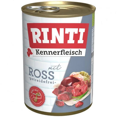 Rinti Kennerfleisch mit Ross – 70 % Fleischanteil, getreidefrei