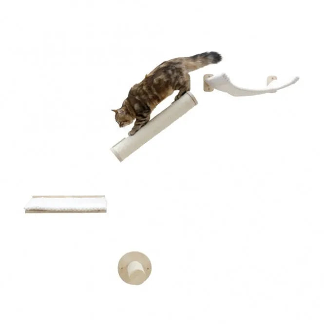 Kerbl Kletterwand Alps 4-teilig – für Katzen