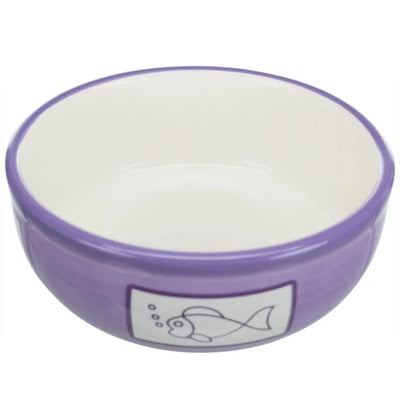 Trixie Keramiknapf mit Fischmotiv – 0,35 l