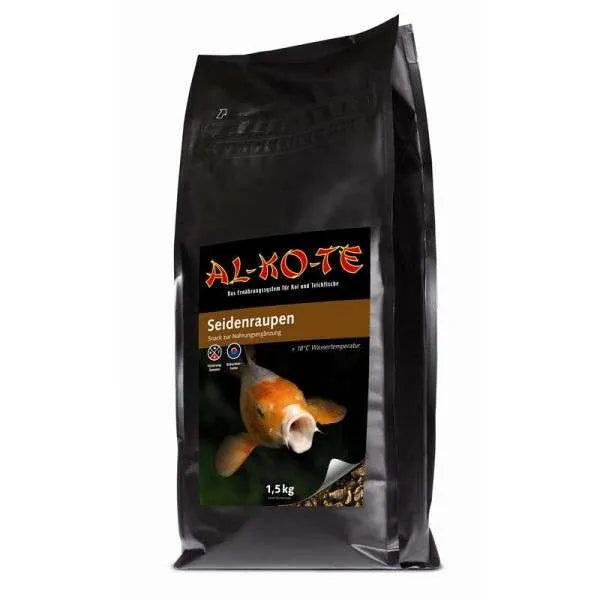 AL-KO-TE Fisch Futter Seidenraupen – gesunder Snack für Fische