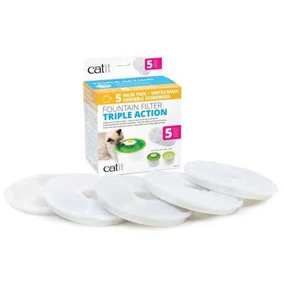 CATIT 2.0 Dreifachwirkender Trinkbrunnenfilter – für gesunde Katzen