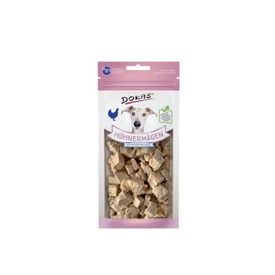 Dokas Dog Snack Hühnermägen gefriergetrocknet 20g - Natürlicher Snack