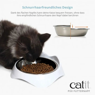 Catit PIXI Doppelnapf - schnurrhaarfreundlich