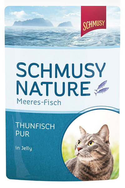 Schmusy Frischebeutel Fisch Thunfisch pur 24 x 100g