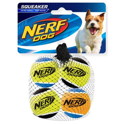 NERF DOG Tennisball mit Quietscher - langlebiges Spielzeug für Hunde