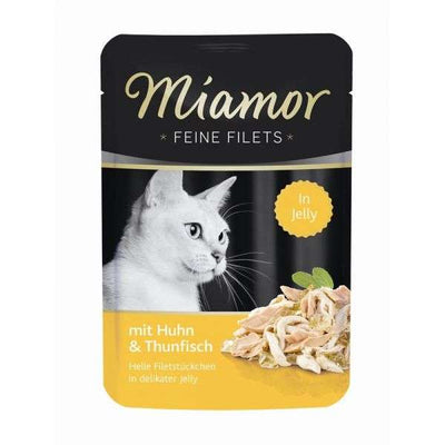 Miamor Feine Filets 24 x 100g - Filets Huhn & Thun