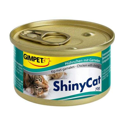 GimCat ShinyCat Hühnchen mit Garnelen 24 x 70g