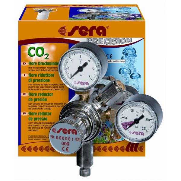 Sera flore CO2 Druckminderer – für Aquarien