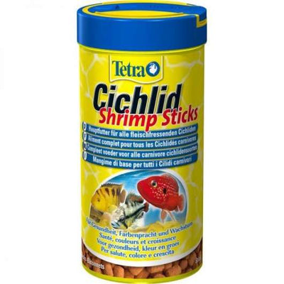 Tetra Cichlid Shrimp Sticks – Hauptfutter für Cichliden (250 ml)