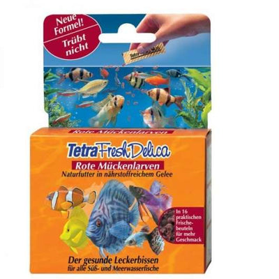 Tetra Delica Fresh Rote Mückenlarven – Naturfutter in Gelee (48 g)